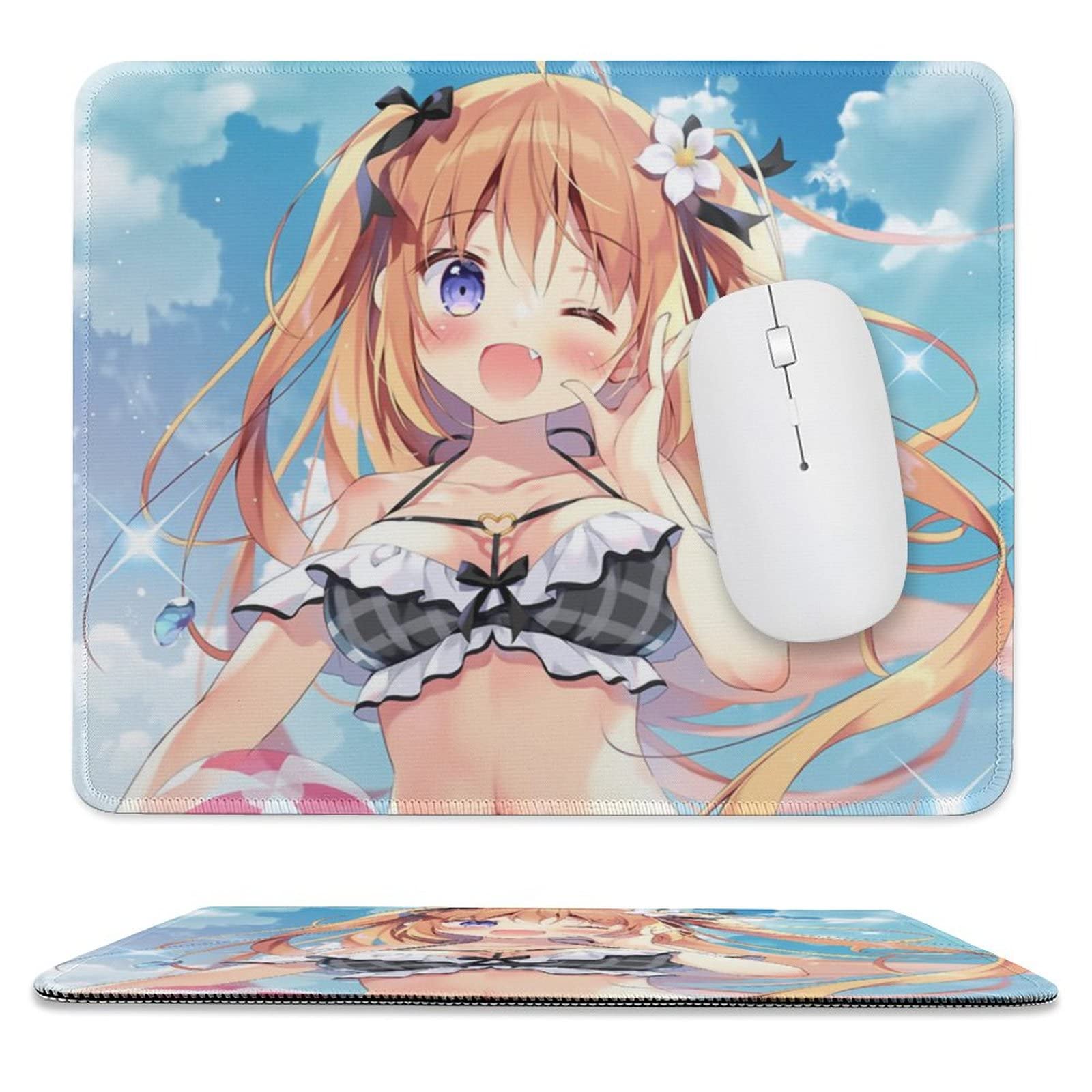 Amazon.co.jp: マウスパッド ウィンクしてる女の子のエロ